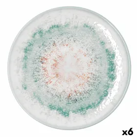 Pizza Plate Bidasoa Kai Hydrozero White Ceramic Ø 30 cm (6 Units)