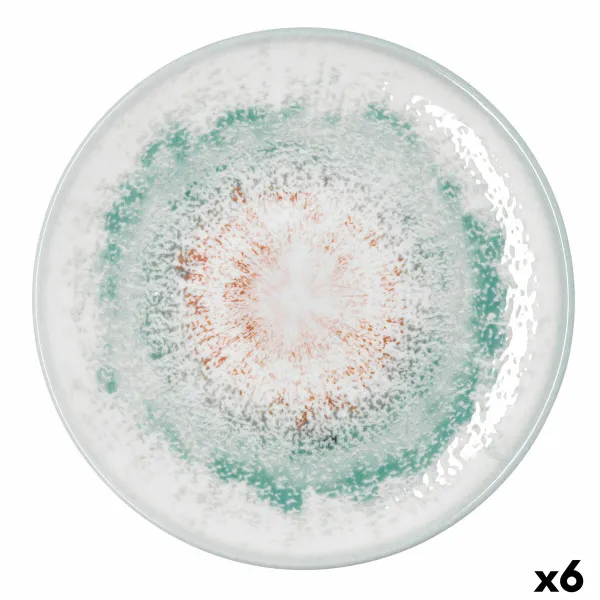 Pizza Plate Bidasoa Kai Hydrozero White Ceramic Ø 30 cm (6 Units)