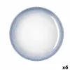 Плоская тарелка Bidasoa Lea Hydrozero Белый Керамика Ø 27 cm (6 штук)