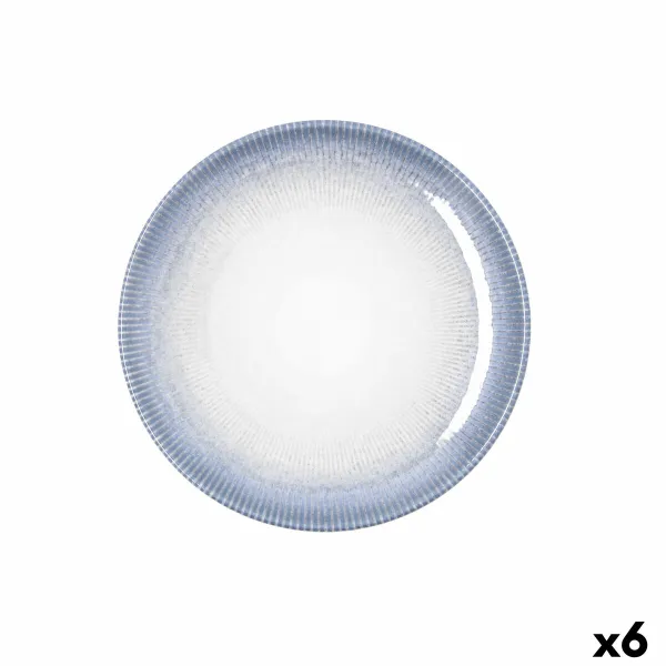 Desertinė lėkštė Bidasoa Lea Hydrozero Balta Keramikinis Ø 21 cm (6 vnt.)