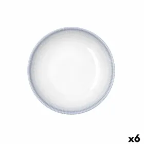 Dziļais šķīvis Bidasoa Lea Hydrozero Balts Keramika Ø 20 cm (6 gb.)