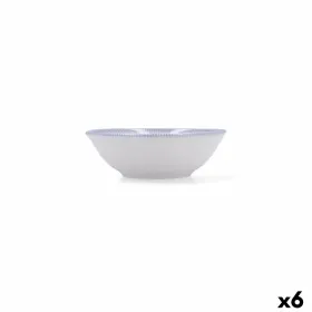 Snack Bowl Bidasoa Lea Hydrozero White Ceramic (6 Units)
