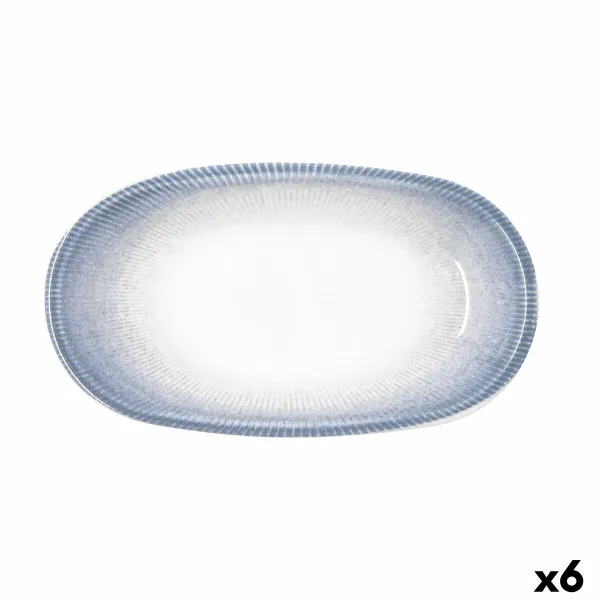 Snack tray Bidasoa Lea Hydrozero White 26 x 14,5 cm (6 Units)