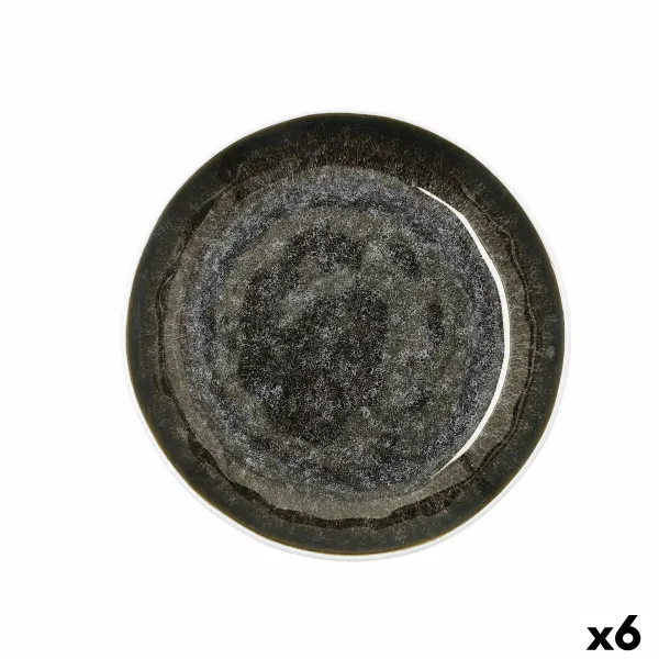 Dziļais šķīvis Bidasoa Elite Brūns Keramika 21,5 x 4,6 cm (6 gb.)