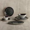 Deep Plate Bidasoa Elite Brown Ceramic 21,5 x 4,6 cm (6 Units)