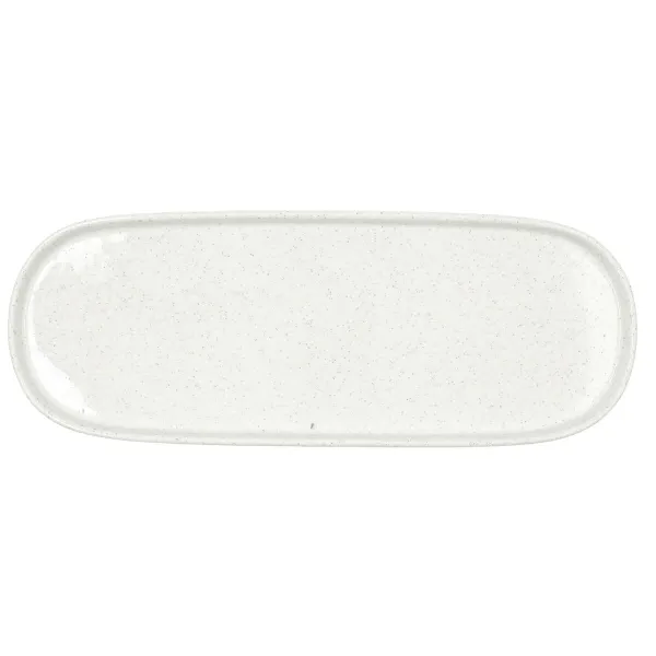 Snack tray Bidasoa Elite White 30,7 x 11,6 x 2 cm (12 Units)