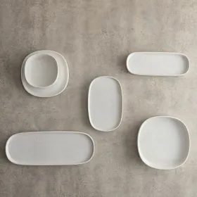Snack Bowl Bidasoa Elite White Ceramic 11,5 x 11,3 x 4,7 cm (8 Units)