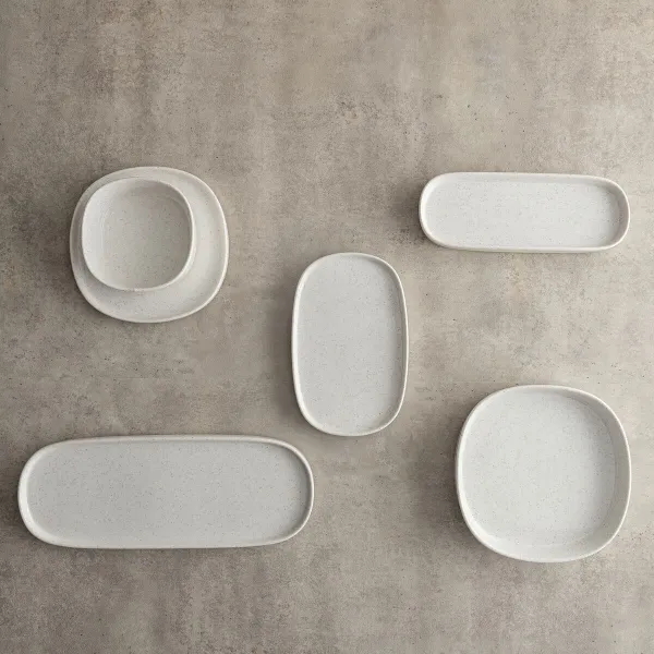 Snack Bowl Bidasoa Elite White Ceramic 11,5 x 11,3 x 4,7 cm (8 Units)