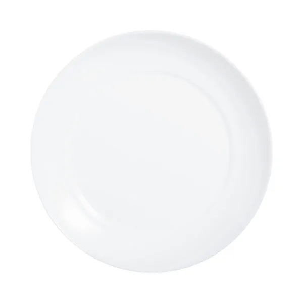 Flat Plate Luminarc Apy White Glass Ø 25 cm (12 Units)