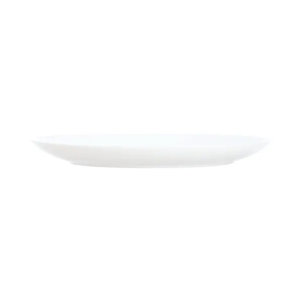 Flat Plate Luminarc Apy White Glass Ø 25 cm (12 Units)