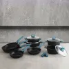 Pan Quid Confort Blue Metal Ø 22 cm (6 Units)