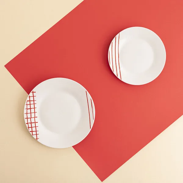 Tableware Quid Kansas Red Ceramic 18 Pieces