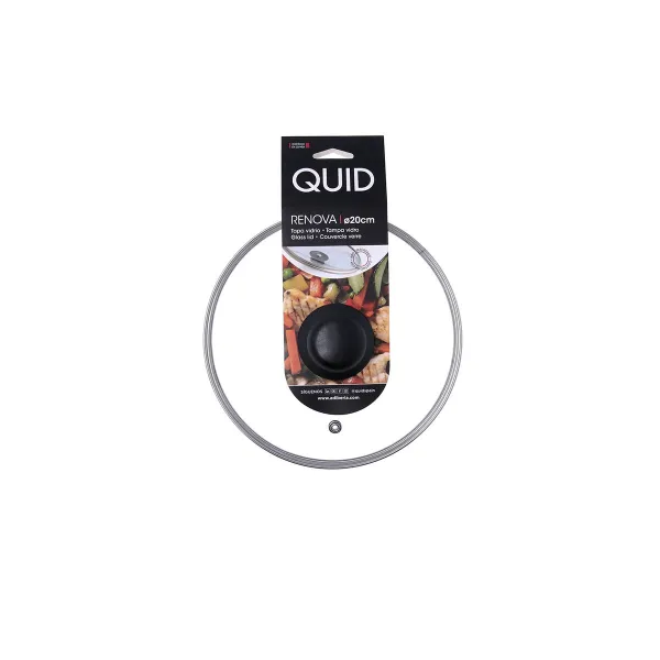 Pannas vāks Quid Renova Caurspīdīgs Stikls Ø 20 cm (6 gb.)