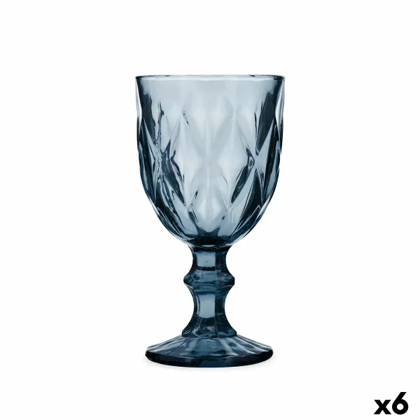 Stiklinė Quid Maia Mėlyna stiklas 235 ml (6 vnt.)