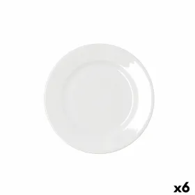 Plakans trauks Bidasoa Serenity Hydrozero Balts Keramika Ø 21 cm (6 gb.)