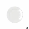Plakans trauks Bidasoa Serenity Hydrozero Balts Keramika Ø 21 cm (6 gb.)