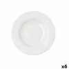 Deep Plate Bidasoa Serenity Hydrozero White Ceramic Ø 23 cm (6 Units)