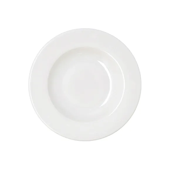Deep Plate Bidasoa Serenity Hydrozero White Ceramic Ø 23 cm (6 Units)