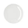 Flat Plate Bidasoa Harmony Hydrozero White Ceramic Ø 25 cm (6 Units)