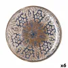 Pizza Plate Bidasoa Deneb Hydrozero Brown Ceramic Ø 30 cm (6 Units)