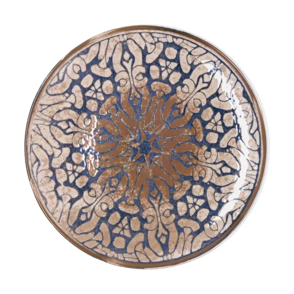 Pizza Plate Bidasoa Deneb Hydrozero Brown Ceramic Ø 30 cm (6 Units)
