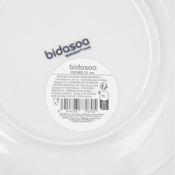 Jälkiruokalautanen Bidasoa Deneb Hydrozero Ruskea Keraminen Ø 21 cm (6 osaa)