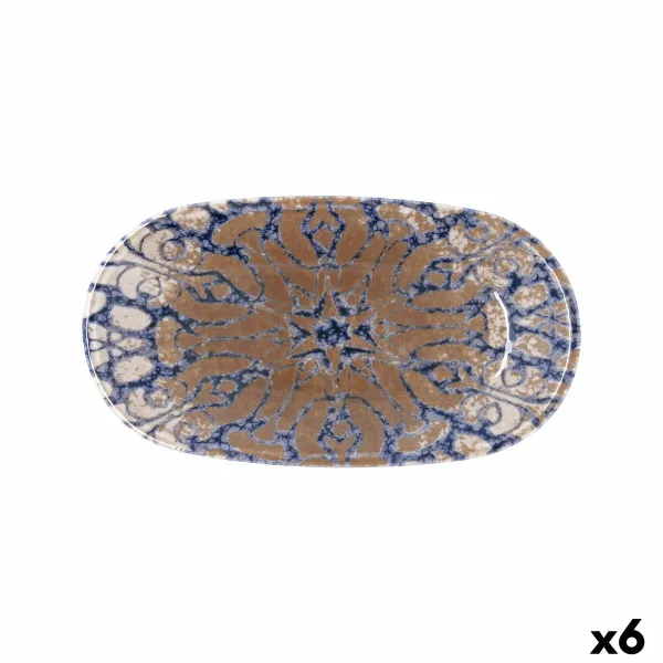Välipalatarjotin Bidasoa Deneb Hydrozero Ruskea 26 x 14,5 cm (6 osaa)