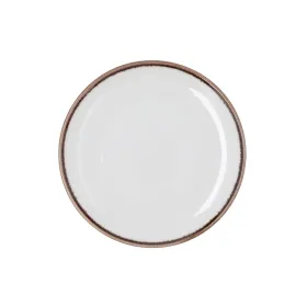 Jälkiruokalautanen Bidasoa Orion Hydrozero Valkoinen Keraminen Ø 21 cm (6 osaa)