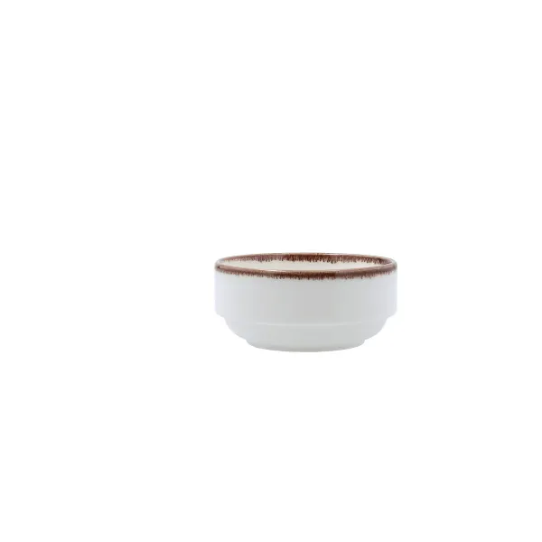 Snack Bowl Bidasoa Orion Hydrozero White Ceramic (6 Units)