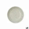 Deep Plate Bidasoa Element Hydrozero Beige Ceramic Ø 20 cm (6 Units)