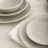 Deep Plate Bidasoa Element Hydrozero Beige Ceramic Ø 20 cm (6 Units)