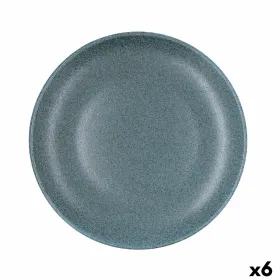 Plakans trauks Bidasoa Element Hydrozero Zils Keramika Ø 27 cm (6 gb.)