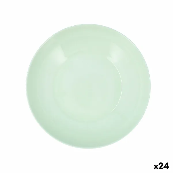Dziļais šķīvis Luminarc Apy Paradise Zaļš Stikls Ø 20 cm (24 gb.)