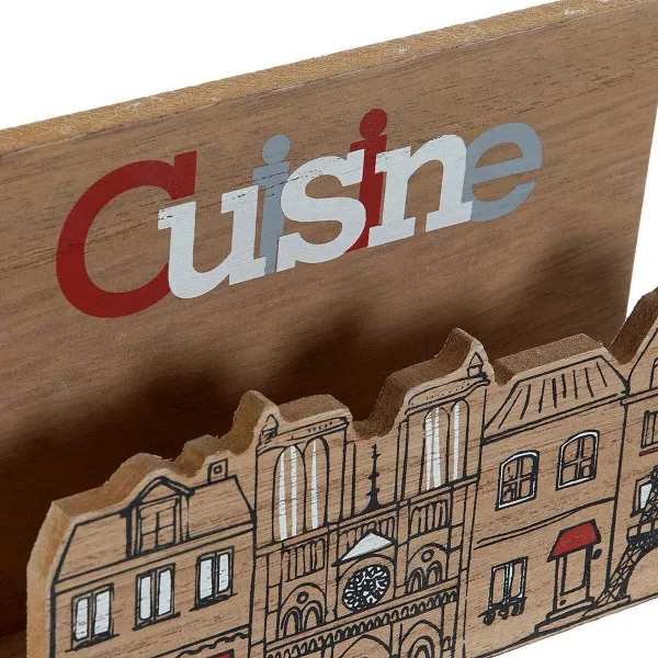 Salvešu Turētājs DKD Home Decor Cusine Daudzkrāsains Koks Koks MDF 16 x 11 x 5 cm