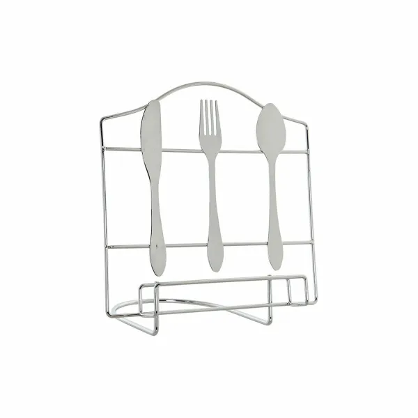 Пюпитр DKD Home Decor Приборов Серебристый Металл Пластик 23 x 15 x 22 cm