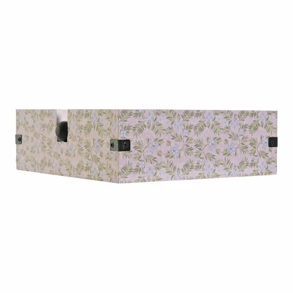 Коробка для салфеток DKD Home Decor Синий Зеленый Розовый Металл Деревянный MDF 3 Предметы 22 x 18 x 6 cm