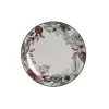 Плоская тарелка DKD Home Decor Цветы Porcelāns (27 x 27 x 2 cm)