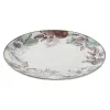 Plokščia lėkštė DKD Home Decor Gėlės Posliini (27 x 27 x 2 cm)