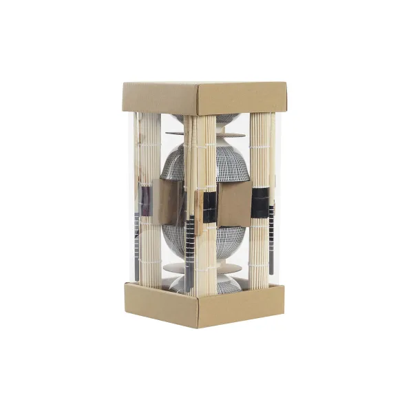 Набор для суши DKD Home Decor 14,5 x 14,5 x 31 cm Чёрный Керамика Восточный (16 Предметы)
