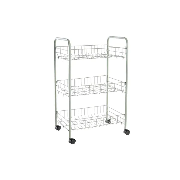 Serviravimo vežimėlis DKD Home Decor Žalia Metalinis polipropileno 40 x 26 x 62 cm