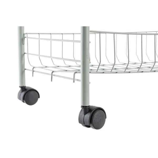 Serviravimo vežimėlis DKD Home Decor Žalia Metalinis polipropileno 40 x 26 x 62 cm