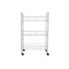 Serving trolley DKD Home Decor Green Metal polypropylene 40 x 26 x 62 cm