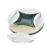 Rinkinys užkandžiams DKD Home Decor Medžio 22 x 22 x 1 cm Paklodės Žalia Keramikos dirbinys