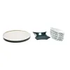 Rinkinys užkandžiams DKD Home Decor Medžio 22 x 22 x 1 cm Paklodės Žalia Keramikos dirbinys