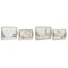 Paplāšu Komplekts DKD Home Decor 40 x 30 x 6 cm Koks MDF (2 gb.)