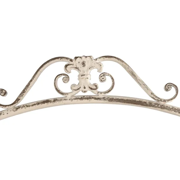 Pulloteline DKD Home Decor Metalli Valkoinen (105 x 9,5 x 114 cm)