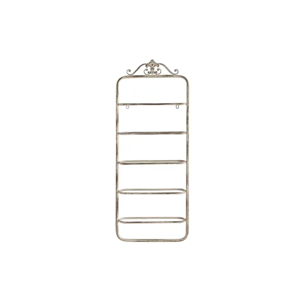 Pulloteline DKD Home Decor Metalli Valkoinen (39 x 9,5 x 102,5 cm)