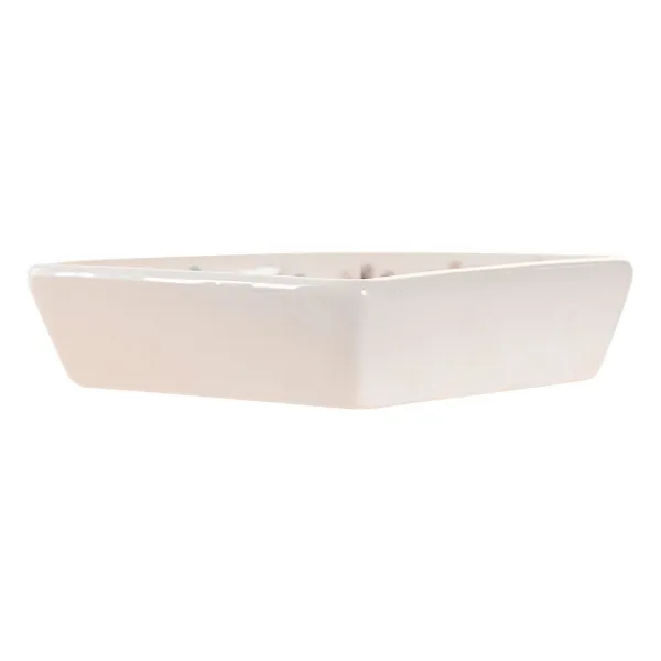 Uzkodu paplāte DKD Home Decor 21,5 x 21,5 x 1 cm Daudzkrāsains Keramika