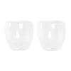 Set of glasses DKD Home Decor Transparent Crystal Borosilicate Glass 250 ml