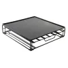 Kavos kapsulių dėklas DKD Home Decor 28,7 x 32 x 7 cm Juoda Metalinis